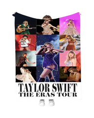 Taylor Swift Graphic Print Fleece Blanket