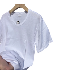 Premium Cotton Short Sleeve Tee | Classic Crewneck Basic Top