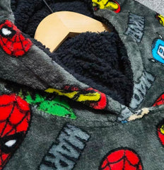 Marvel Superheroes Kids Printed Oodie