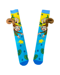 Funky Animal & Vehicle Kids Character Crew Socks