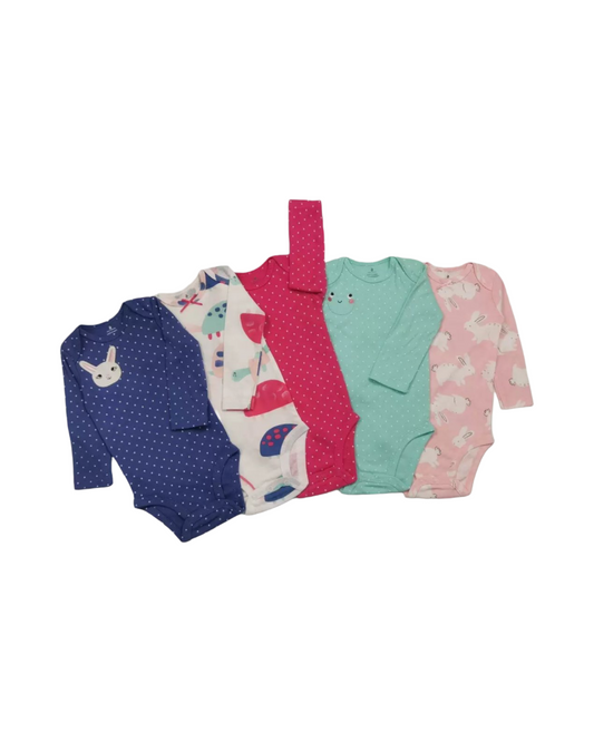 Long Sleeve Baby One-Pieces – Soft Cotton Romper & Bodysuit Multi-Pack