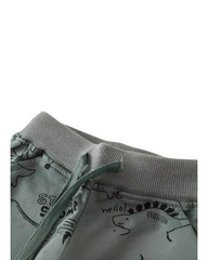 Dinosaur Patterned Boys Fleece Jogger Pants