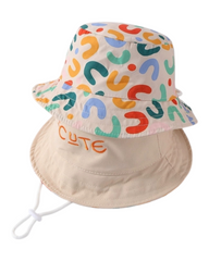 Kids' Bucket Hat with Chin Strap