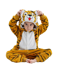 Animal Onesie Costumes for Kids Plush Hooded Pajamas