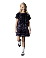 Sparkly Girls' Party Sleeve Dress