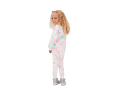 2-Piece Long Sleeve Top and Pants Set – Cute Printed Everyday Casual Outfit
