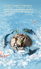Remote Control Shark Toy with Light and Water Spray