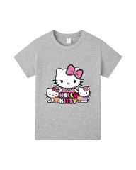 Hello Kitty Inspired Graphic Tee – Soft Cotton Cute Top
