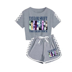 Taylor Swift Graphic Cotton Top with Short Set