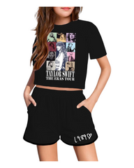 Taylor Swift Eras Tour Women's T-Shirt and Shorts Outfit Set