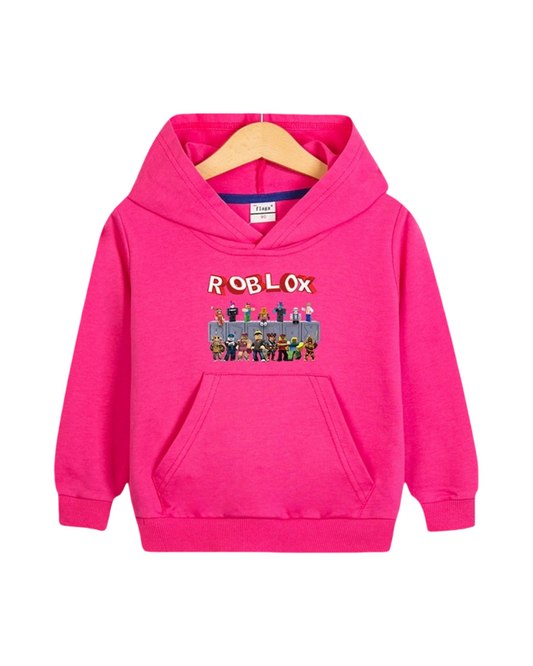 Boys Girls Cartoon Game Roblox Series Printing Hoodie