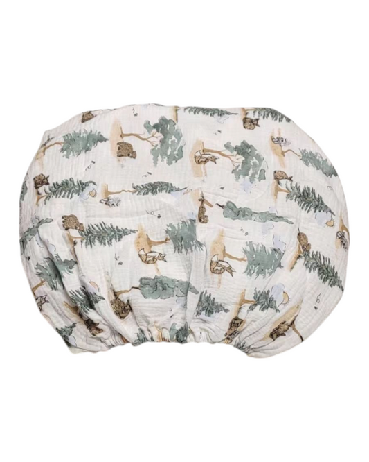 Wildlife Patterned 100% Cotton Cot Sheets