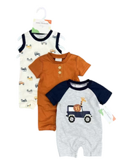 Set of 3 Cotton Onesies