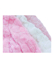 Warm Faux Fur Kids Hooded Winter Jacket – Pink Outerwear