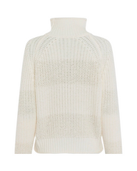 Oversized Turtleneck Knit Sweater - Womens Long Sleeve Chunky Winter Pullover Top