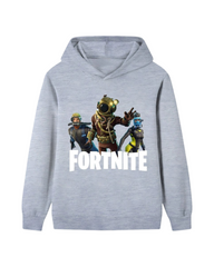 Gaming Graphic Pullover Kids Battle Royale Hoodie