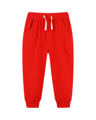 Cotton Fleece Joggers-Soft Casual Sweatpants for Kids