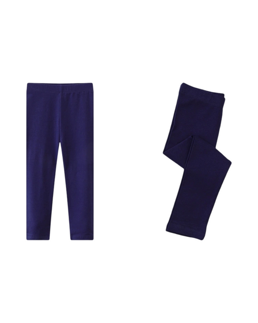 Premium Kids Cotton Leggings-Soft Stretch Toddler Footless Tights