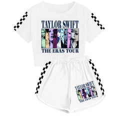 Taylor Swift Graphic Cotton Top with Short Set
