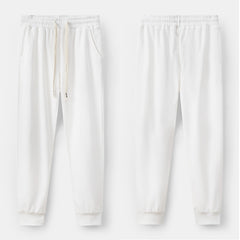 Unisex Cotton Sweatpants with Elastic Waist & Pockets