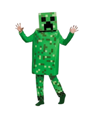 Kids Minecraft Creeper Costume Set