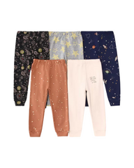 Cotton Pants Set – 5PCS Soft & Breathable Baby Trousers