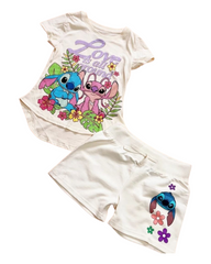 Sweet Stitch Friends Shirt with Shorts Set