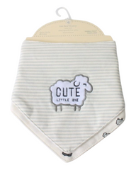 Two-Piece Baby Feeding Bibs Set with Design