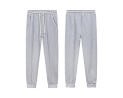 Unisex Cotton Sweatpants with Elastic Waist & Pockets