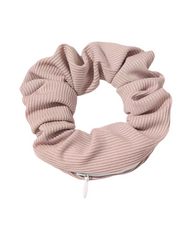 Secret Pocket Scrunchie Hair Bands – Velvet Elastic Hair Ties, Travel Wristlet and Key Holder