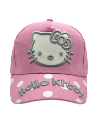 Hello Kitty Graphic Girls Embroidered Baseball Cap
