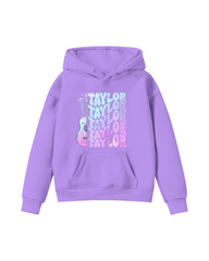 Taylor Swift Print Girls Outerwear Sweatshirt