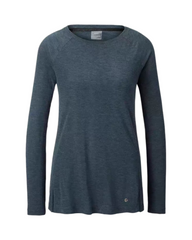Long Sleeve Women's Crewneck Shirt - Casual Soft Round Neck Top