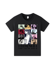 Taylor Swift Eras Tour Print Cotton T-Shirt