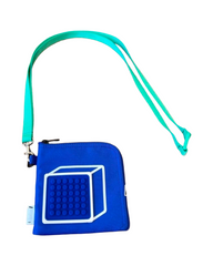 Lanyard Wallet with Strap & Clear ID Window – Foldable Coin Purse & Card Holder for Kids