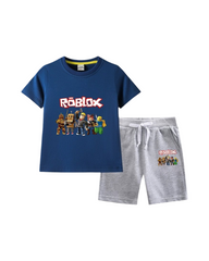 Boys’ T-Shirt and Shorts Roblox Outfit Set
