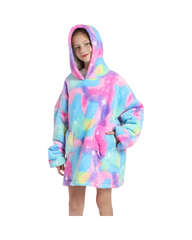 Oversized Fluffy Kids Oodie Blanket – Ultra-Soft & Warm