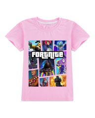Graphic Colourful T-Shirt with Fortnite Design