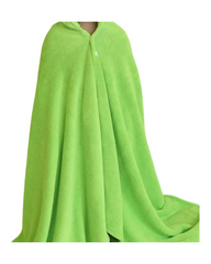 Green Dinosaur & Frog Hooded Kids Costume Cape - Soft Animal Dress-Up Cloak for Toddlers & Children