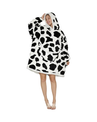 Women'S Wearable Blanket Hoodie Cozy Wearable Blanket with Pocket