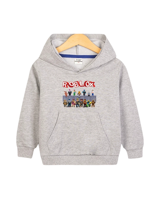 Boys Girls Cartoon Game Roblox Series Printing Hoodie