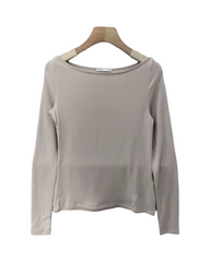 Longline Satin Top for Women Long Sleeve Casual Dressy Blouse