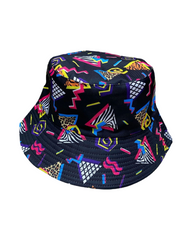 Vintage Retro Abstract Pattern Bucket Hat