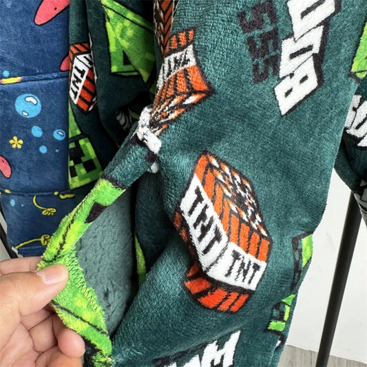 Boys' Oodie with Minecraft Patterns