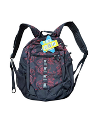 Printed Student Backpack Kids School Bag Travel Rucksack with Water Bottle Holder