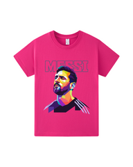 Lionel Messi Graphic T-Shirt | 100% Cotton Short Sleeve Tee