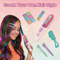 Jewel hair kit or hair chalk salon set