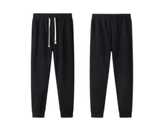 Unisex Cotton Sweatpants with Elastic Waist & Pockets