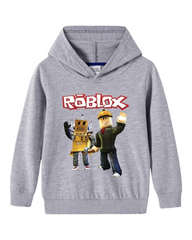 Girls' Graphic Hoodie with Roblox Design