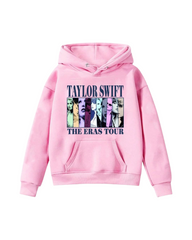 Taylor Swift Eras Print Fleece Hoodie